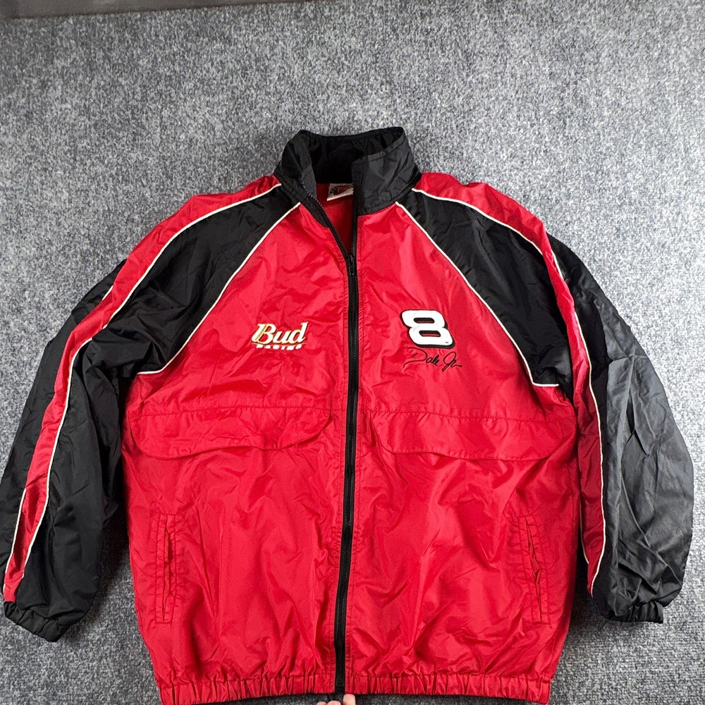 Vintage Winner's Circle Dale Earnhardt Jr #8 Budweiser Racing Jacket Large
